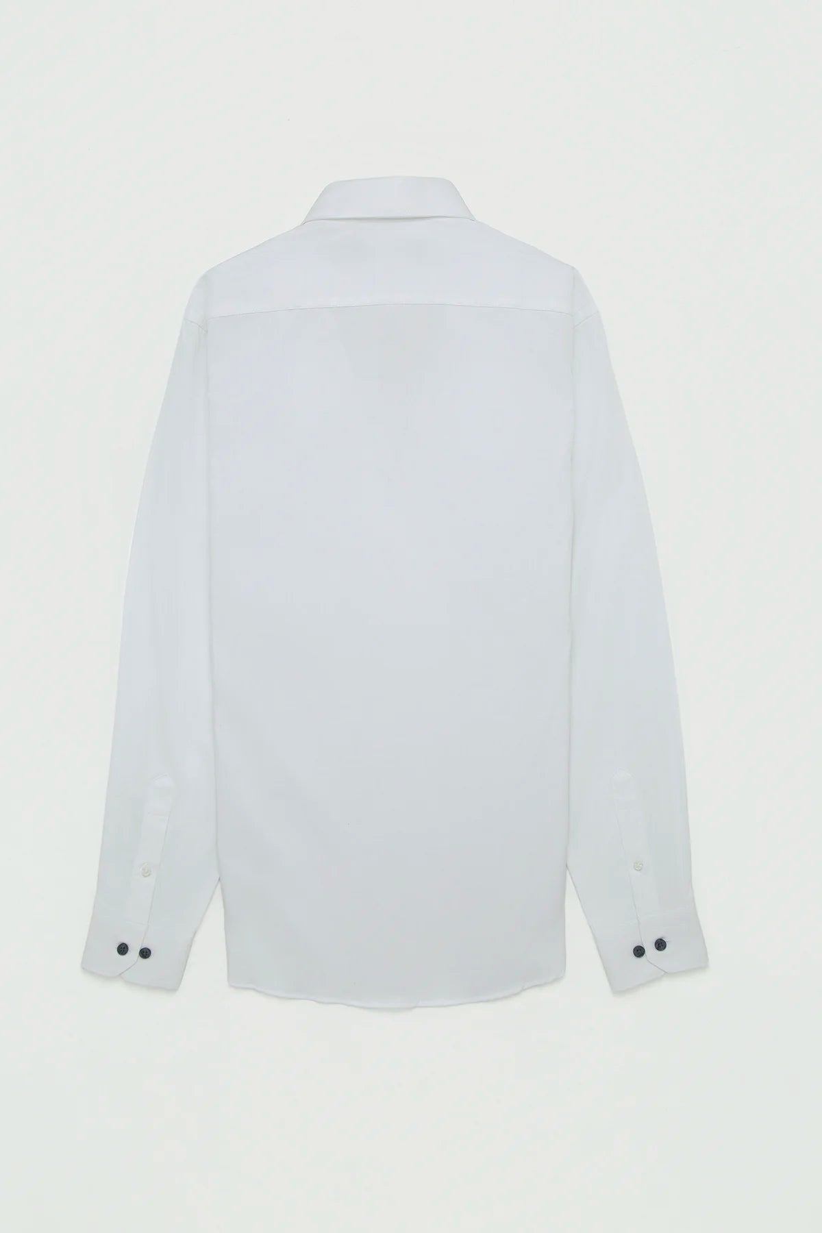 Camisa Sarga Algodón Blanco